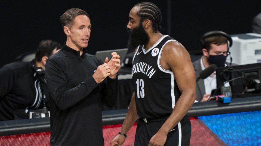 Steve Nash with James Harden