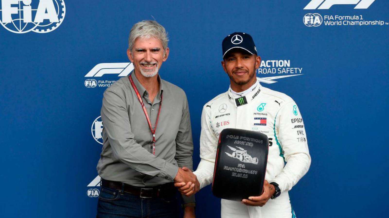 Damon Hill has urged George Russell to not knock spots of Lewis Hamilton