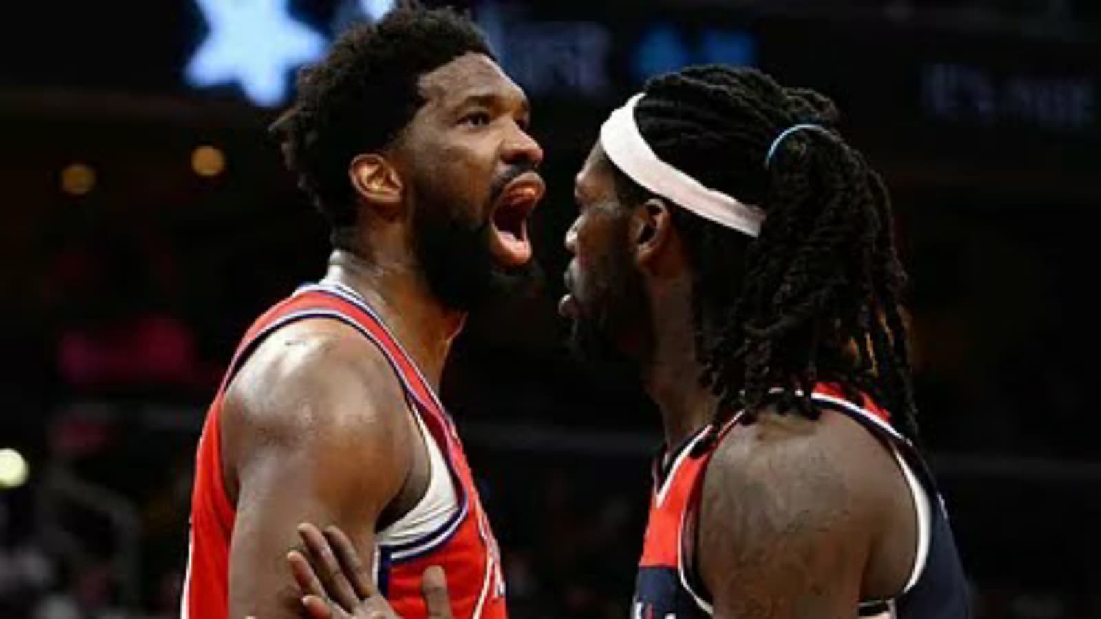 “Fake Bully” – Twitter calls out Joel Embiid ‘Soft’ after a nasty scuffle with Montrezl Harrell