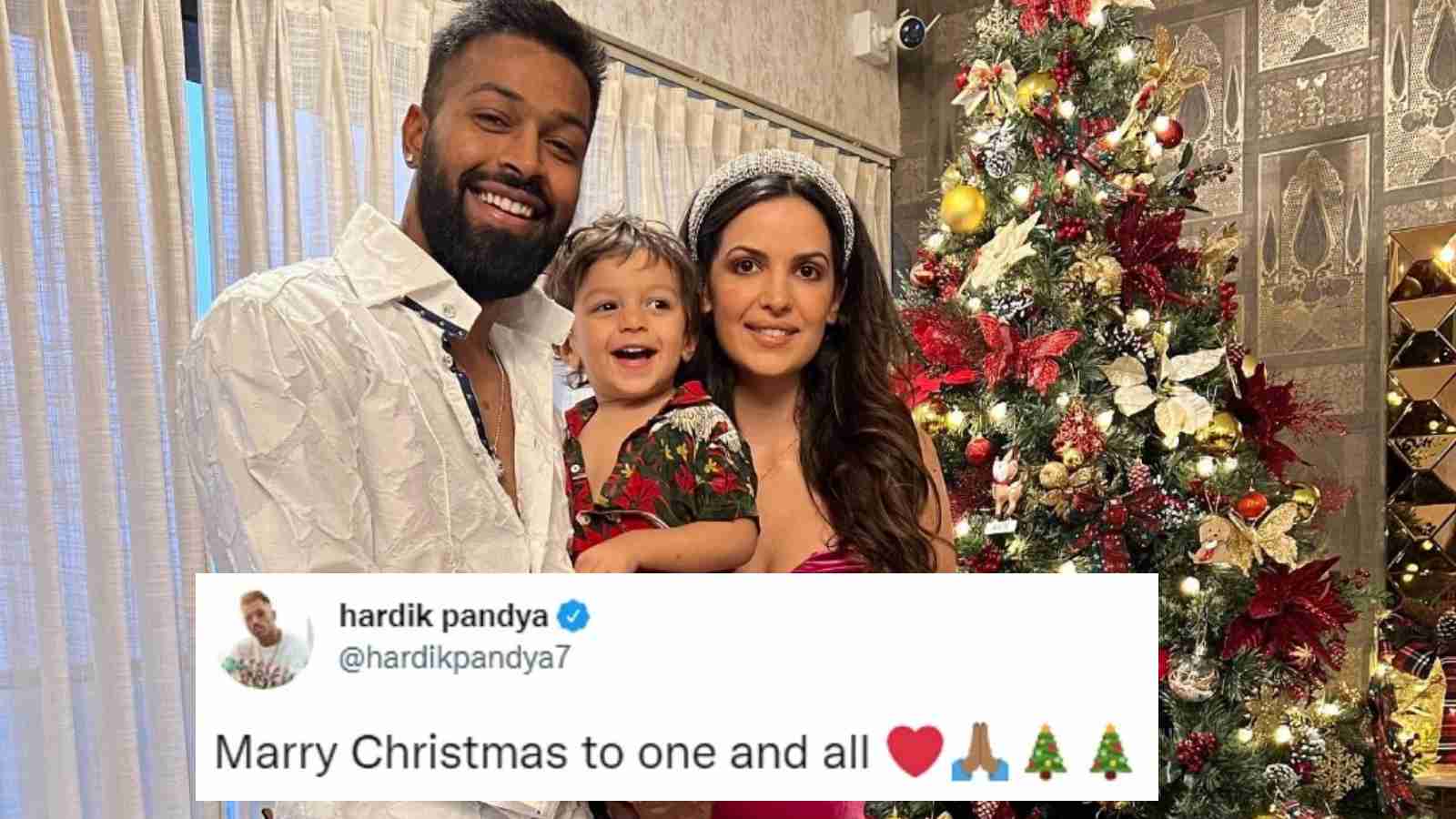 Netizens troll Hardik Pandya for wishing ‘Marry Christmas’ on Twitter