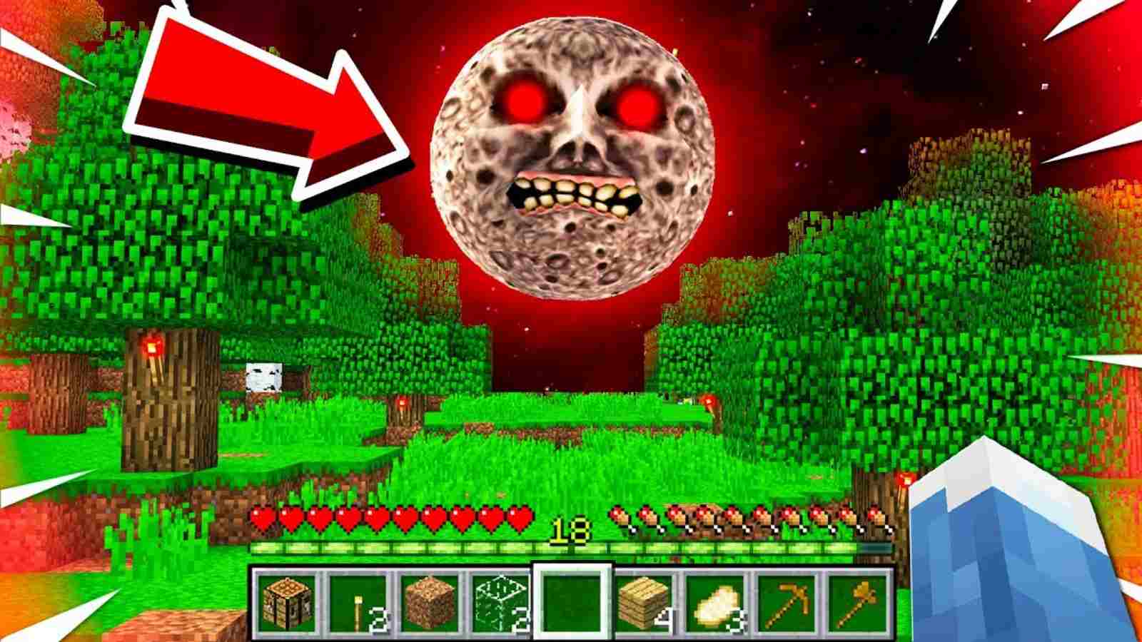 “Something is wrong as you look upto the sky”- Eystreem frightened by the scary minecraft legend