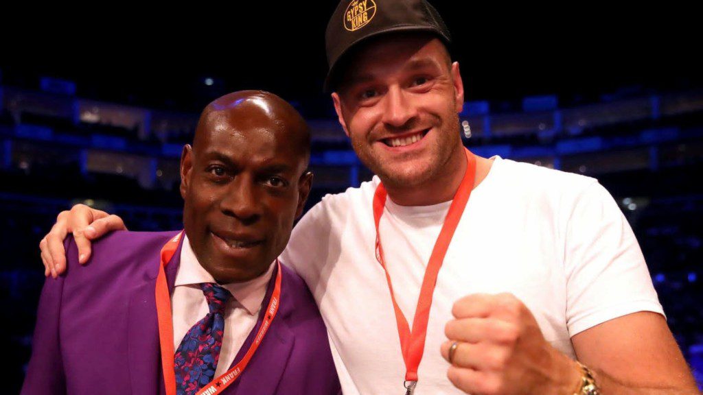 Frank Bruno with Tyson Fury back in 2019