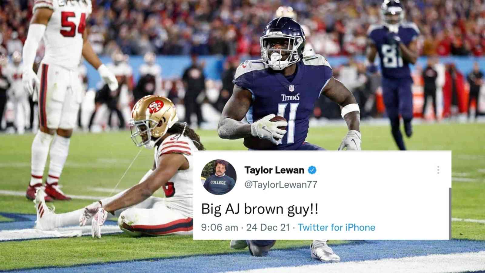 “AJ being AJ”: Twitter reacts as AJ Brown scripts fantastic comeback against 49ers