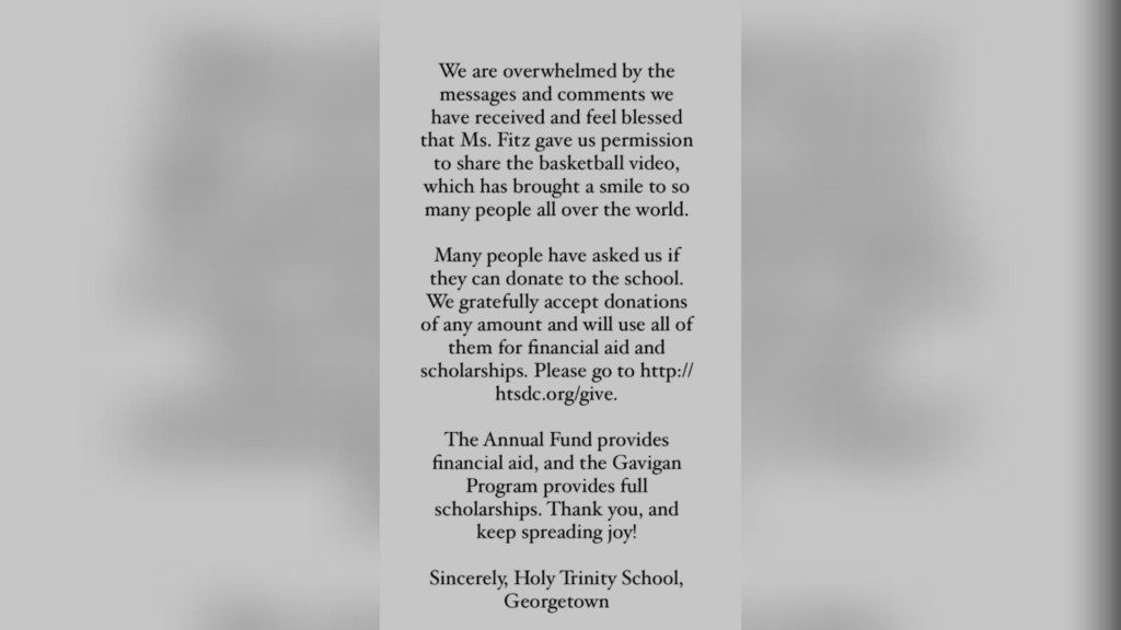 Holy Trinity School statement