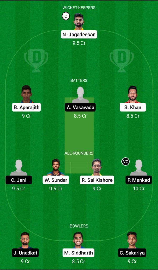 TN vs SAU Dream11