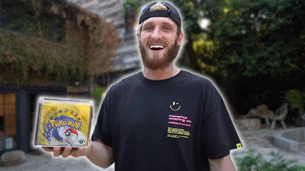 Logan Paul gifting fans $11k 1st Edition Base Set Pokemon card packs