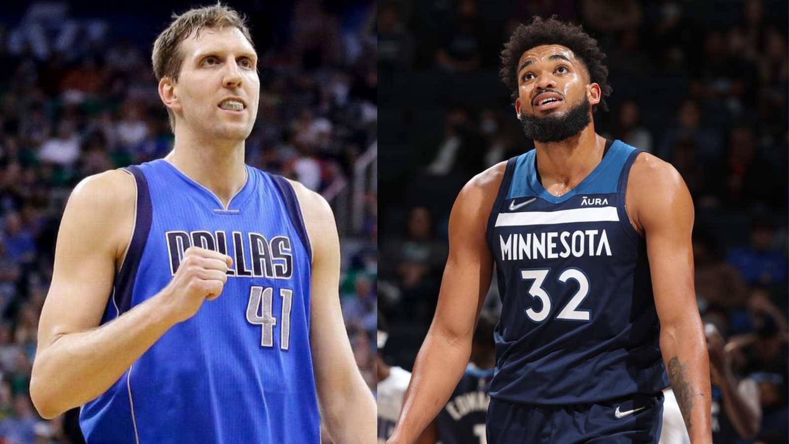 “There’s the best shooting big man in the world!”: Dirk Nowitzki roasts Karl-Anthony Towns Live for his Conceited comment