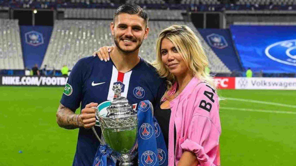 Mauro Icardi and Wanda Icardi