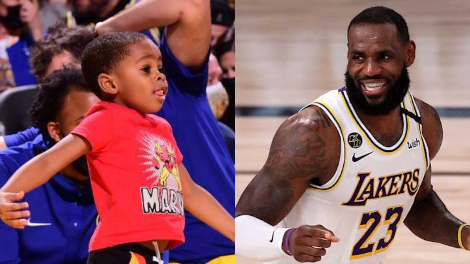 “DJ stole the show”- LeBron James loves Warriors’ new Junior Assistant DJ