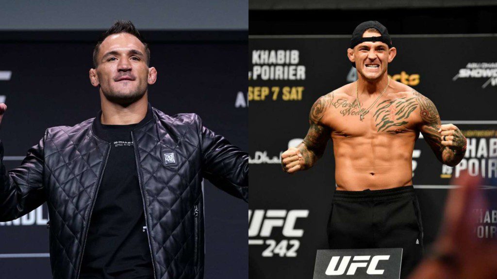 Michael Chandler and Dustin Poirier