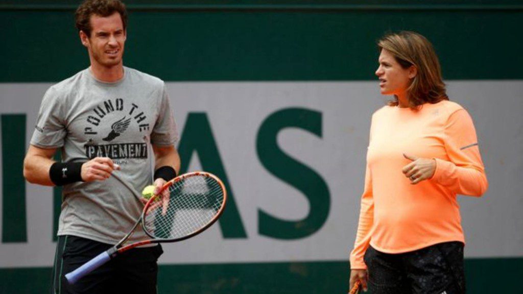 Andy Murray and Amelie Mauresmo