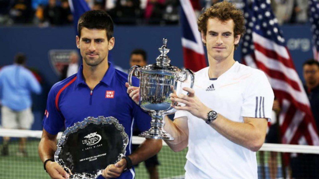 Andy Murray and Novak Djokovic