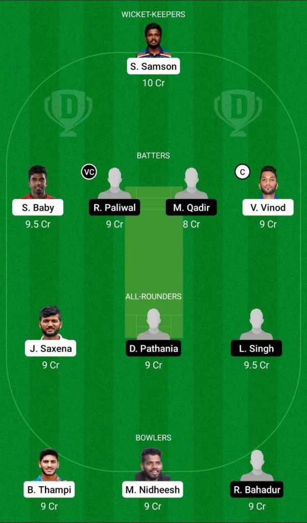 KER vs SER Dream11