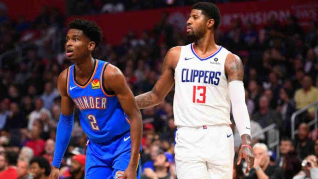 Shai Gilgeous Alexander and Paul George