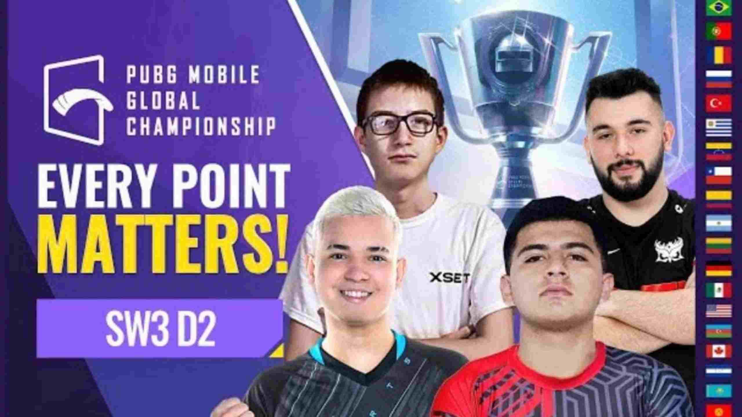 PUBG Mobile Global Championship 2021 West: Super Weekend 3 Day 2 overall standings, top 3 players and more