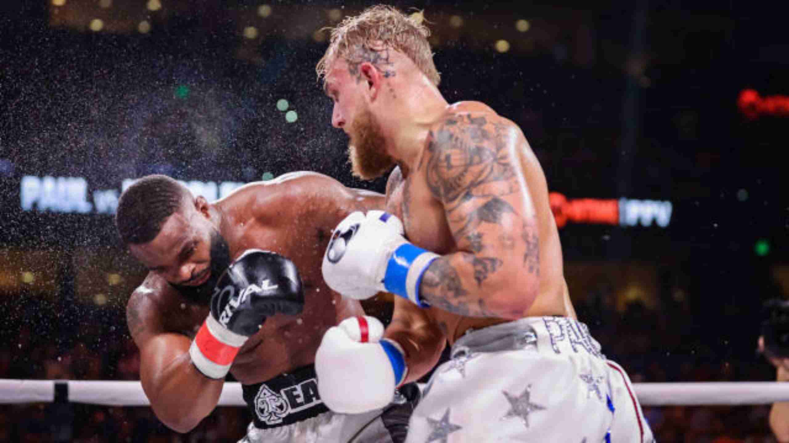 “Feed me Jake Paul” Derek Brunson, Claressa Shields, Daniel Cormier, Teddy Atlas, and more react to Jake Paul shutting the light out on Tyron Woodley