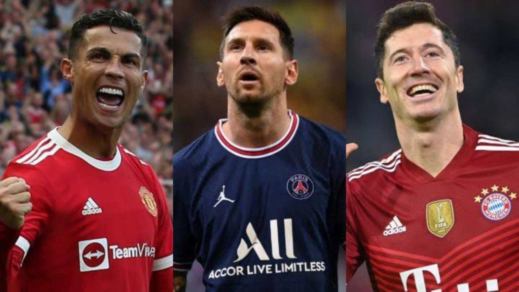 Cristiano Ronaldo vs Lionel Messi vs Robert Lewandowski