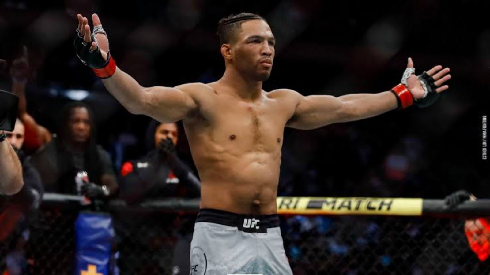 “I’m going to go out there and shed some blood for him,” Kevin Lee sends out an emotional message for Khabib after joining Eagle FC