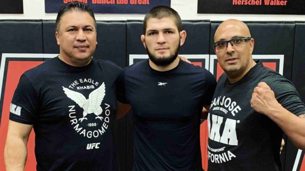 Javier Mendez and Khabib Nurmagomedov 