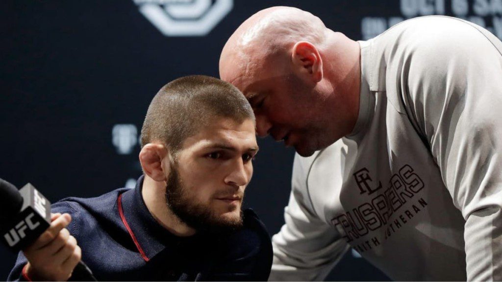 Khabib Nurmagomedov Dana White