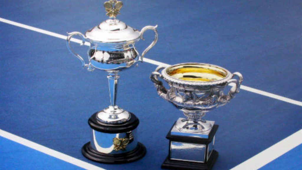 2022 Australian Open trophies