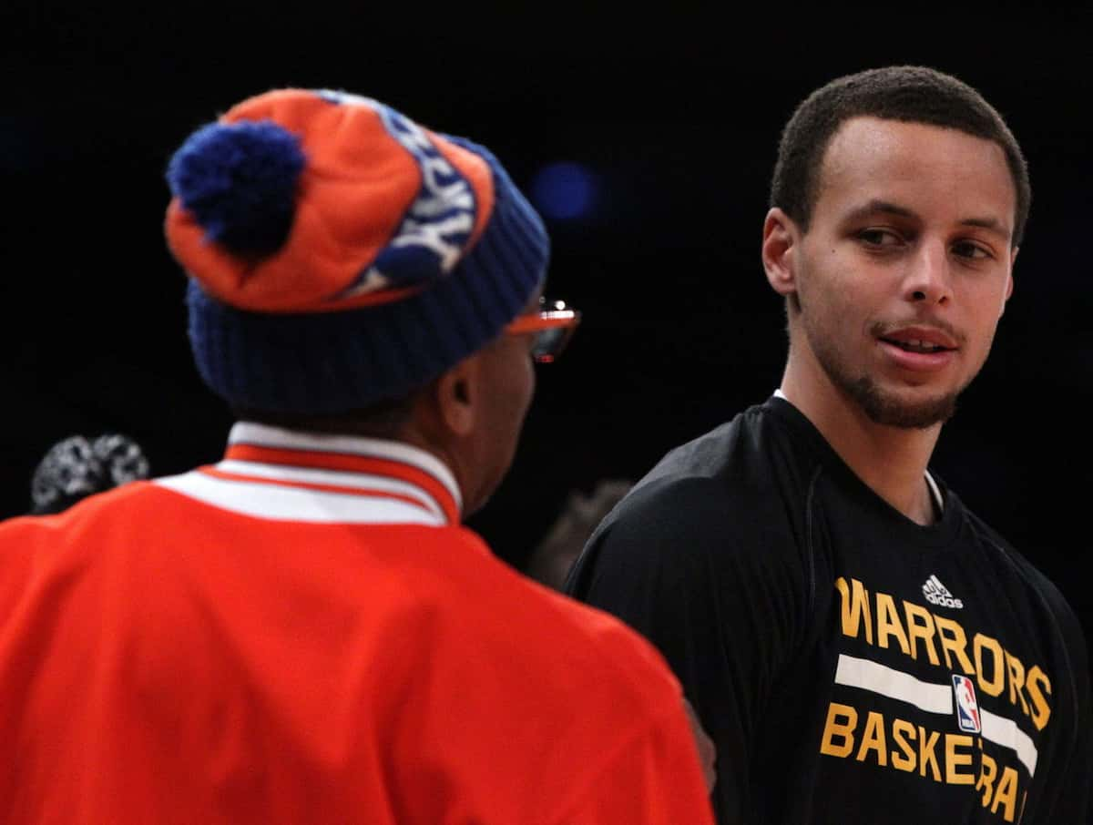 Watch: Twitter adores Knicks’ Spike Lee for becoming the ‘biggest fan’ of Stephen Curry after breaking 3-point record at MSG