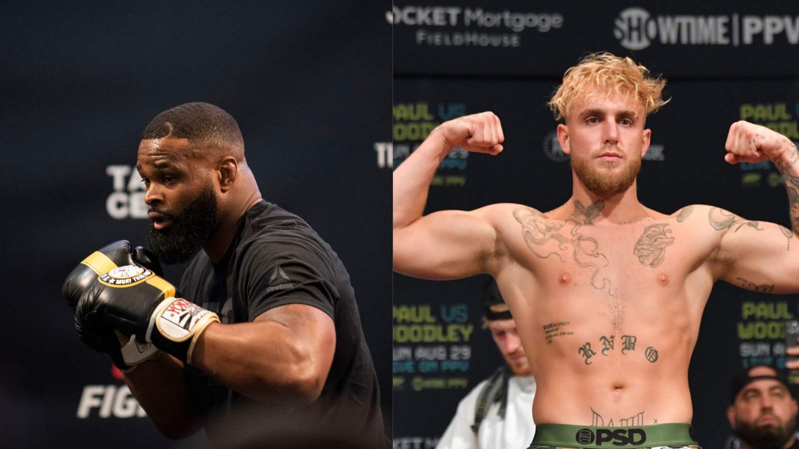 “You’re welcome”- Tyron Woodley feels he brings greater starpower into the fight as Tommy Fury pulls out