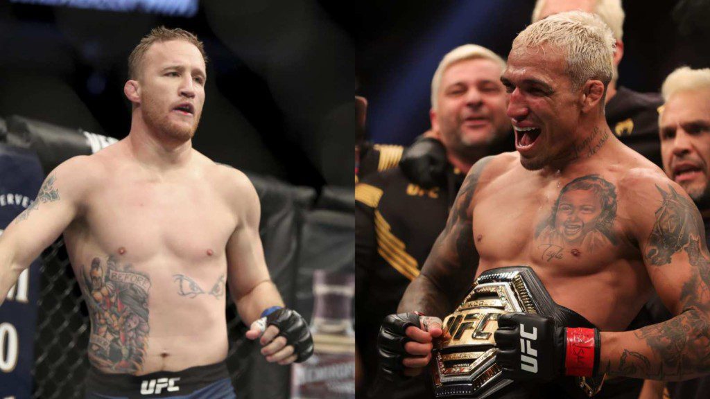 Justin Gaethje and Charles Oliveira