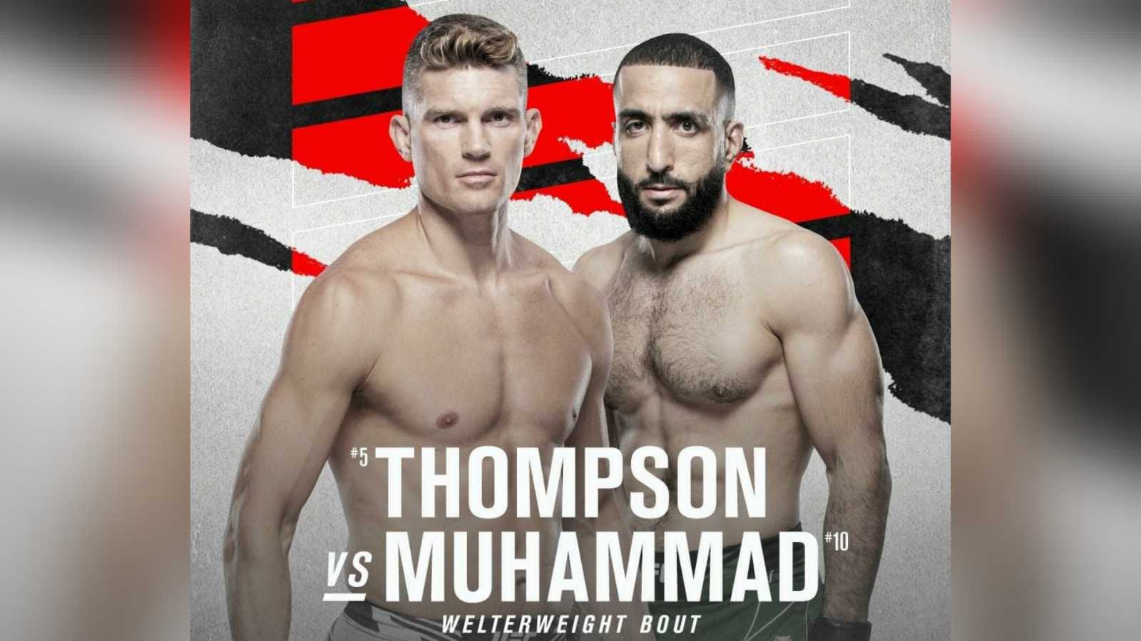 UFC Vegas 45: Stephen Thompson vs Belal Muhammad Prediction, Odds and Fight Preview