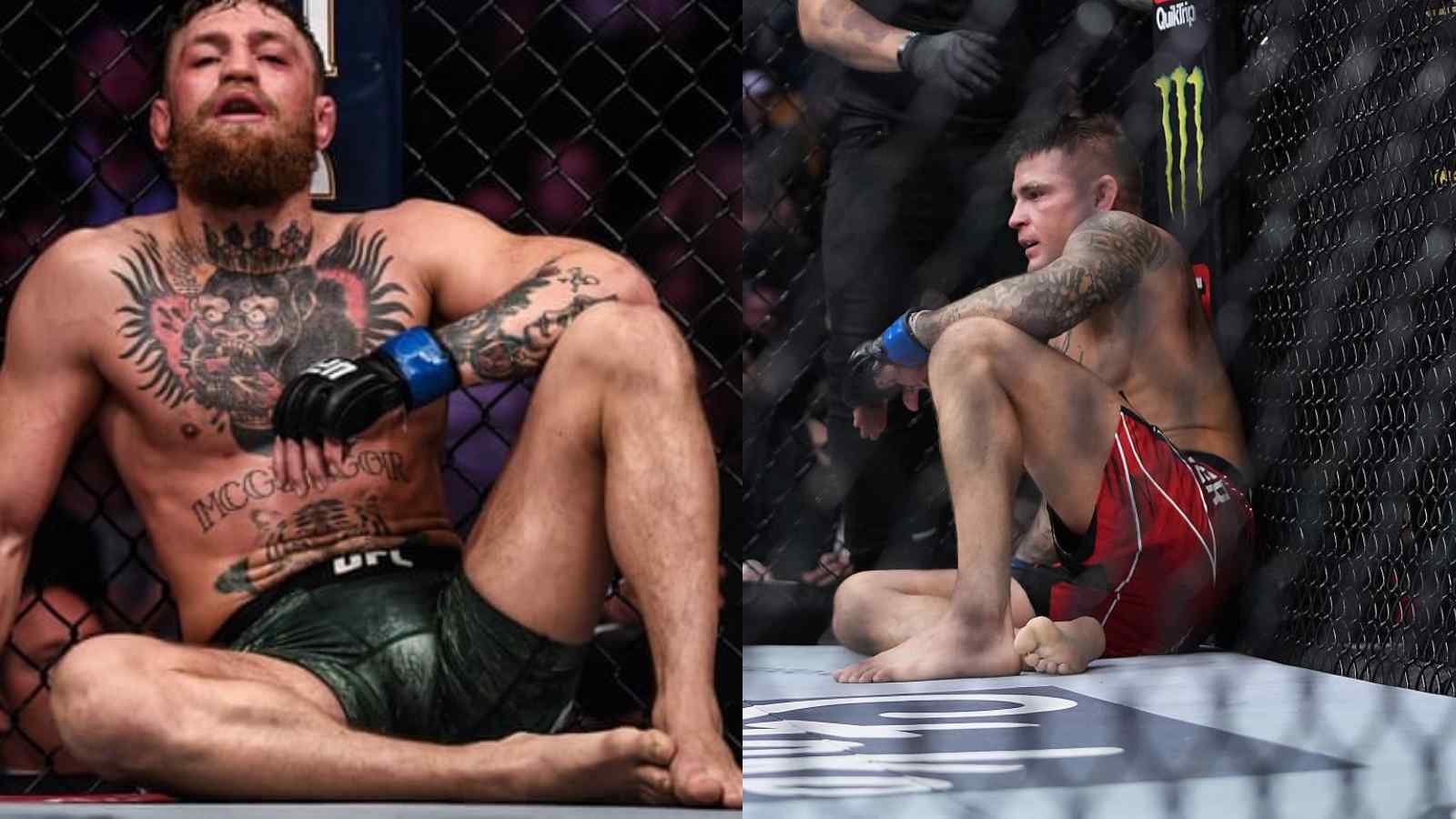 Dustin Poirier caught in fan’s Deja Vu, posed the same after shocking Oliveira loss at UFC 269 as McGregor after losing to Khabib