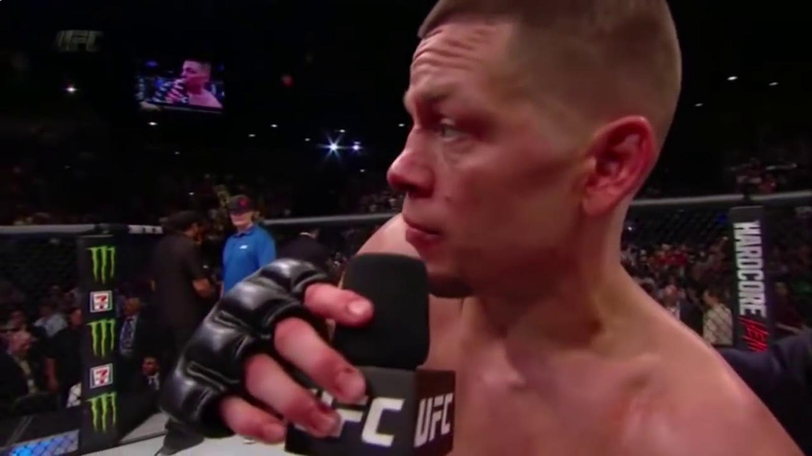 “When you know you know,” Nate Diaz responds to Julianna Pena restating his famous quote after UFC 269 win