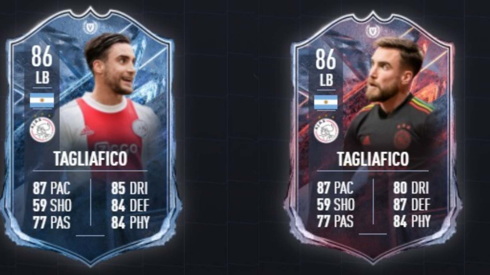 How to complete the Nicolas Tagliafico FIFA 22 Versus objectives?