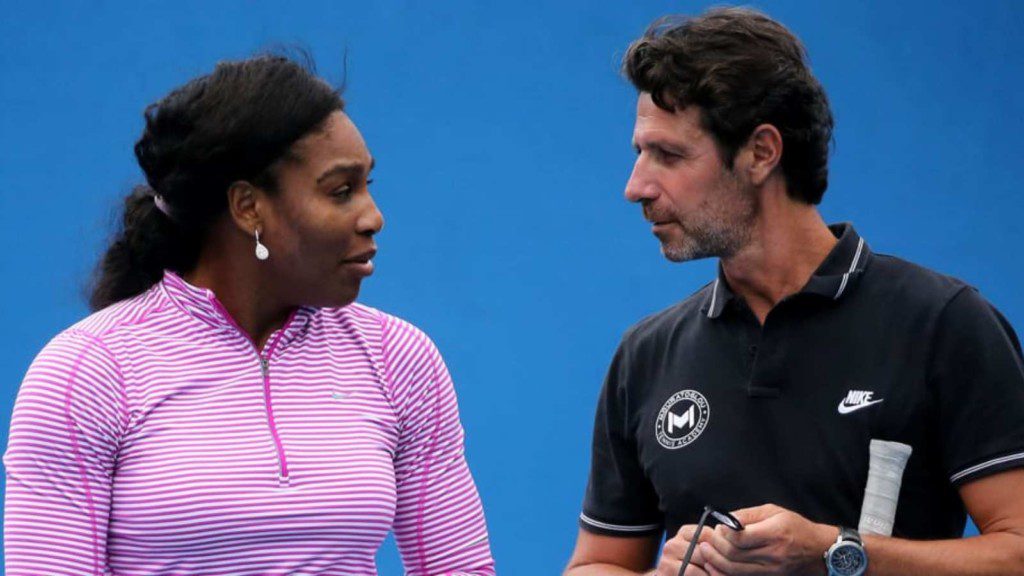 Patrick Mouratoglou and Serena Williams