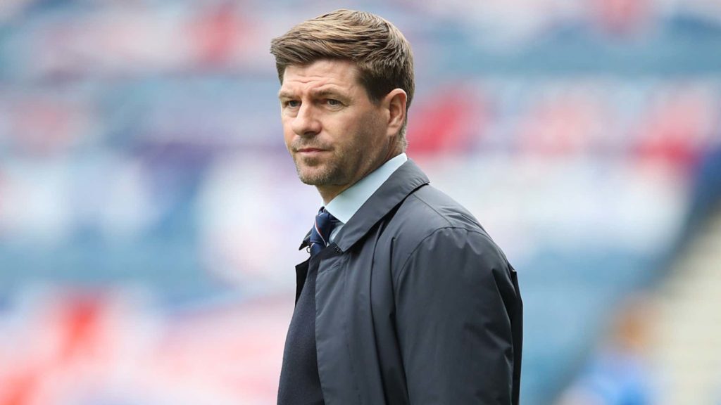 Aston Villa manager Steven Gerrard