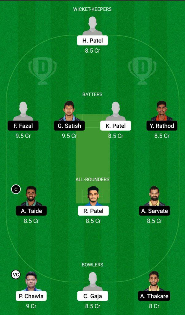 GUJ vs VID Dream11