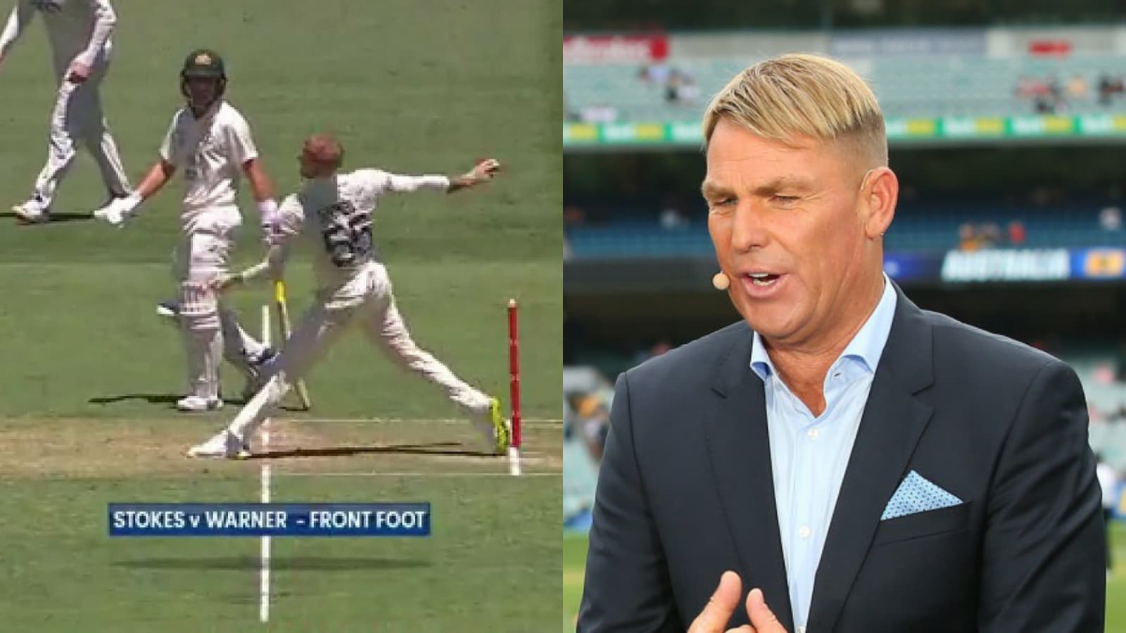 “Are Ben Stokes’ no-balls intentional?” – Twitterati slams Shane Warne for double standards against India citing T Natarajan’s instance