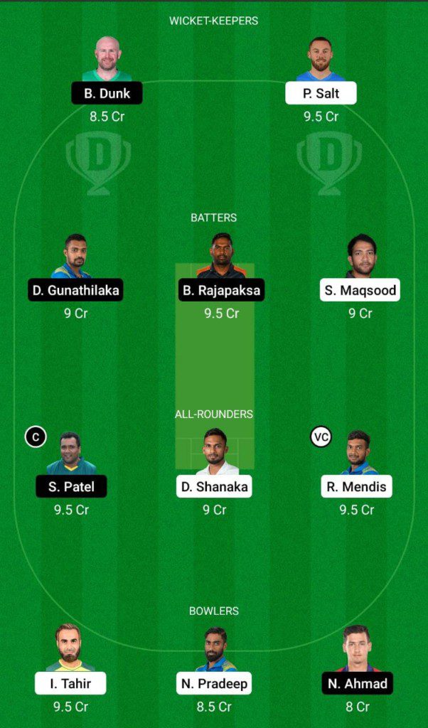 DG vs GG Dream11