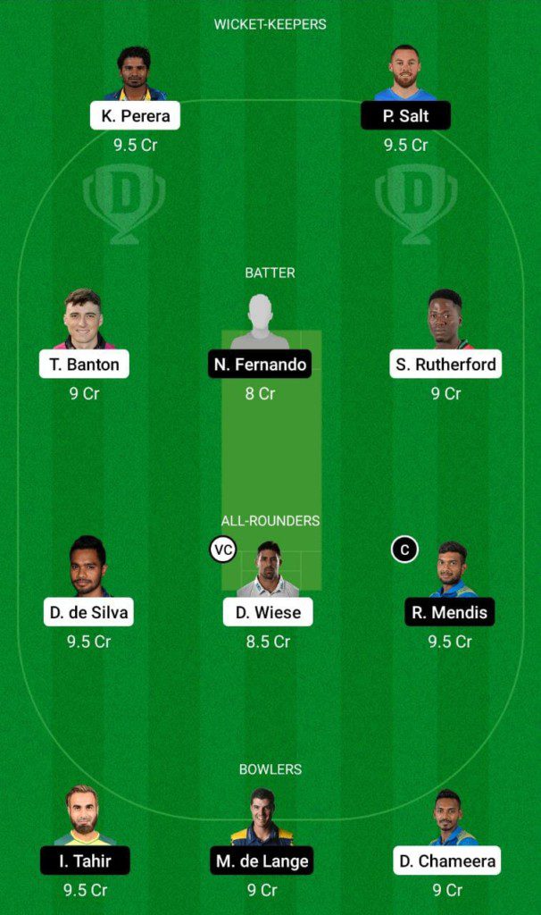 CS vs DG Dream11