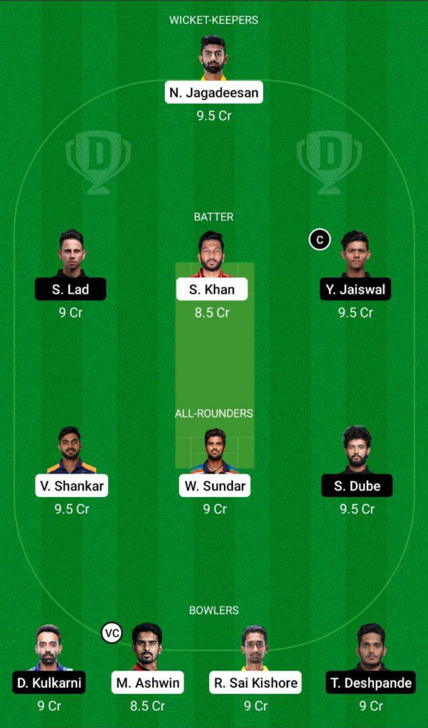 TN vs MUM Dream11