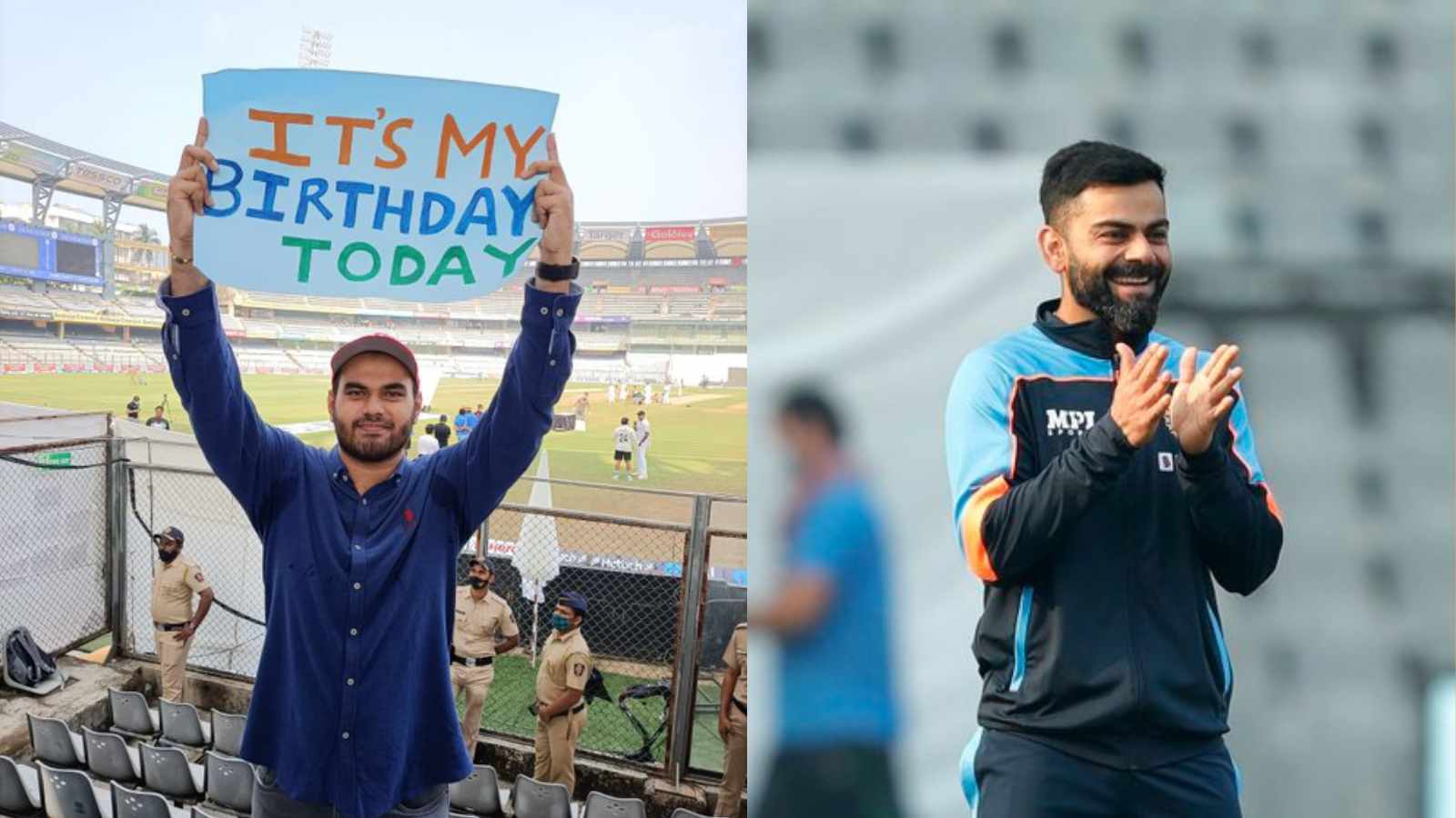 WATCH: Virat Kohli’s sweet gesture for a fan after Mumbai Test wins hearts