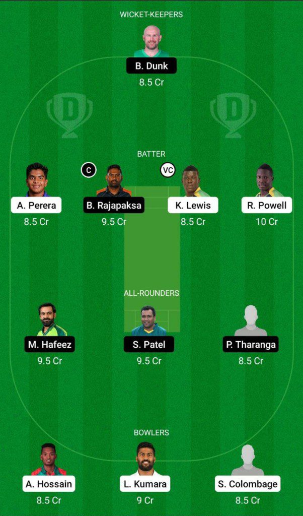 KW vs GG Dream11