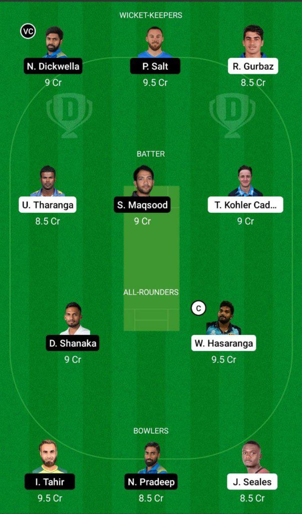 JK vs DG Dream11