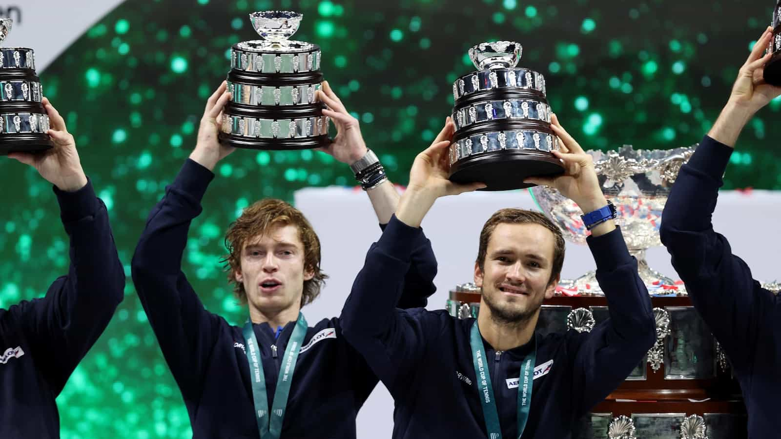 SURPRISE! With the third title in their kitty, Russia is now ranked here on the all-time list for most Davis Cup wins