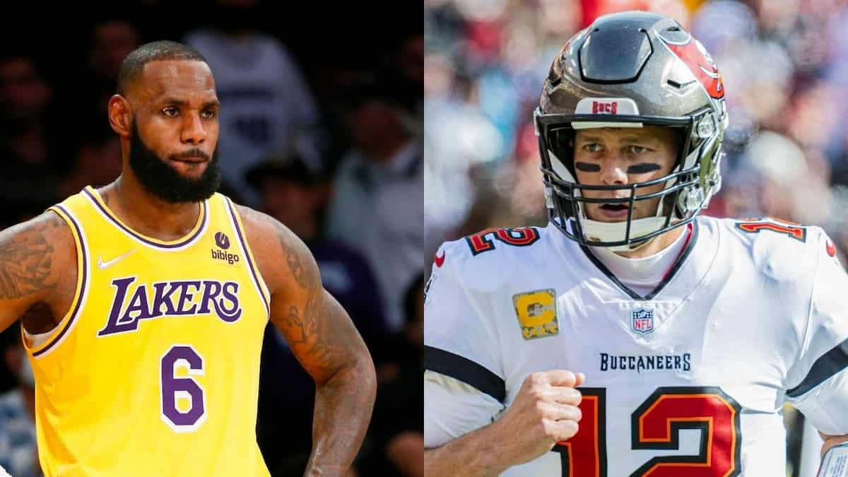 Twitter in awe as LeBron James gets mesmerized by Tom Brady’s hard-fought efforts against Falcons in Week 13