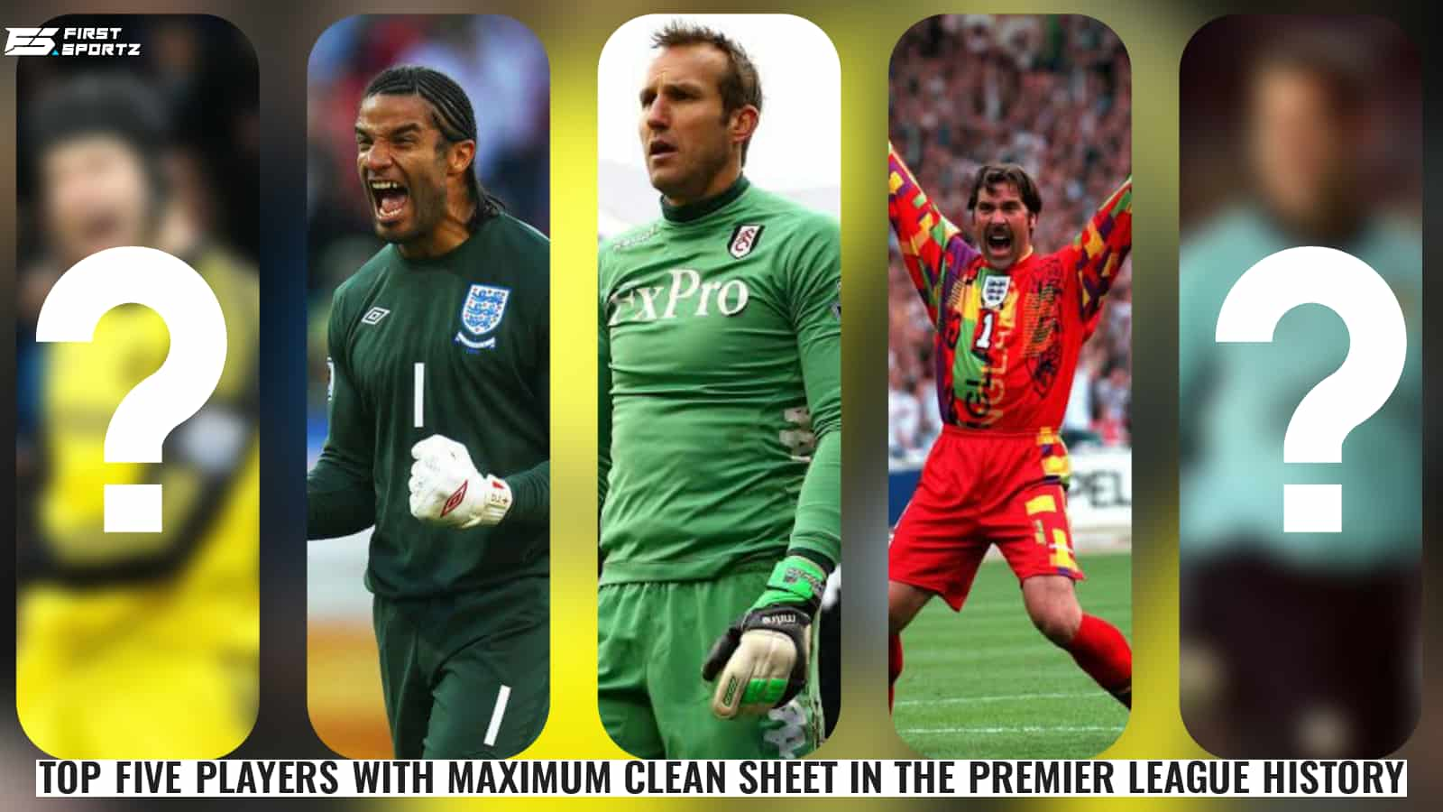 Top 5 players with Maximum Clean sheets in the Premier League history