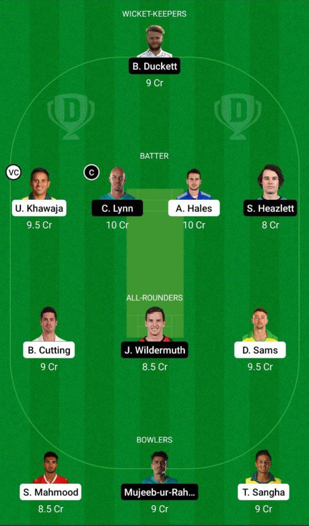 THU vs HEA Dream11