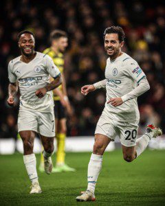 Bernardo Silva and Raheem Sterling - Manchester City