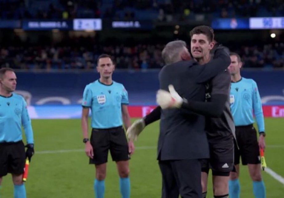 Thibaut Courtois reveals the one Carlo Ancelotti comment that makes him really happy