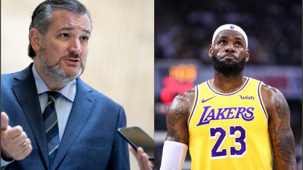 Ted Cruz and LeBron James