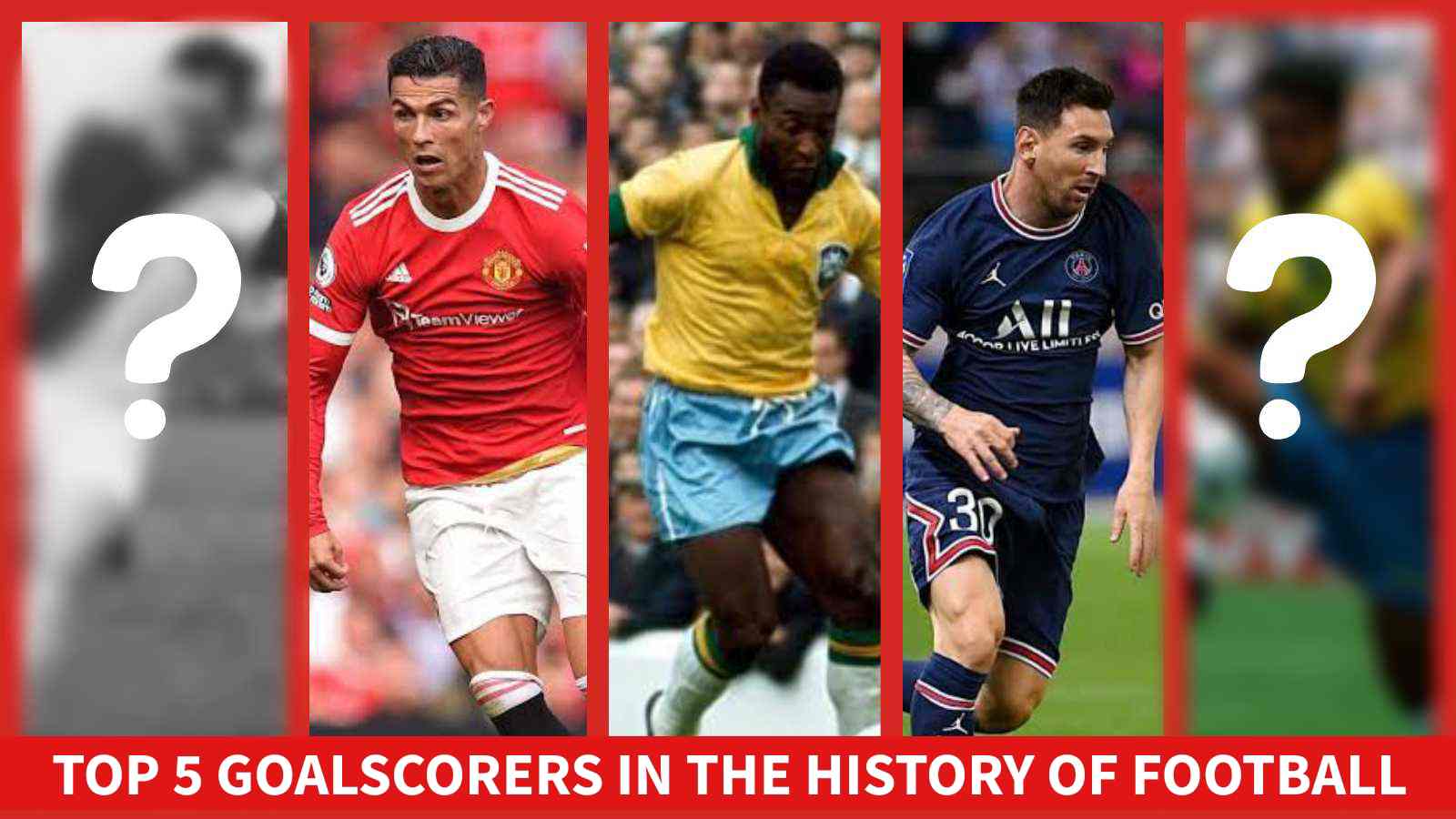 Top 5 Goalscorers in the history of Football